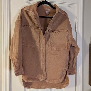 Sacré Cœur Paris Oversized Clay Twill Shacket XS